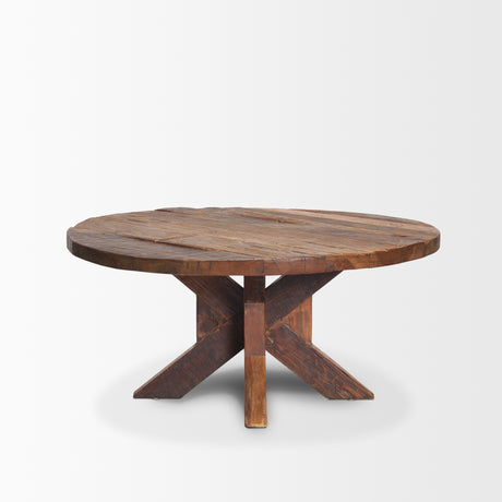 Heidi Reclaimed Brown Wooden Coffee Table from Mercana - Luna Furniture