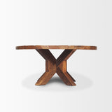 Heidi Reclaimed Brown Wooden Coffee Table from Mercana - Luna Furniture
