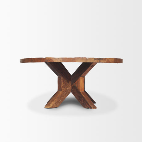 Heidi Reclaimed Brown Wooden Coffee Table from Mercana - Luna Furniture