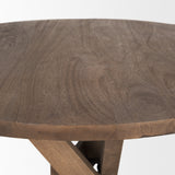 Solana Medium Brown Wood Foyer Table from Mercana - Luna Furniture