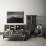 Storm Layers by Nathan Larson a Hand Embelished Textured Framed Art Print Matted under Glass from Mercana - Luna Furniture