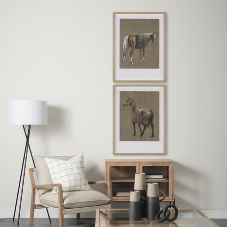 Palomino Blanket by Mercana Studio a Hand Embellished Textured Framed Art Print from Mercana - Luna Furniture