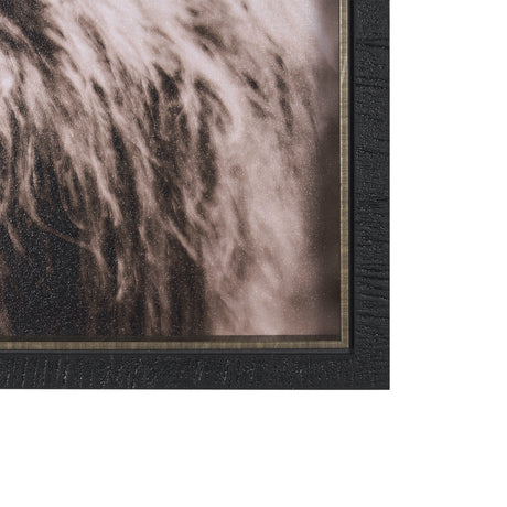 Highland Stare by Chad Mackay a Hand Embellished Textured Framed Photo Art Print from Mercana - Luna Furniture