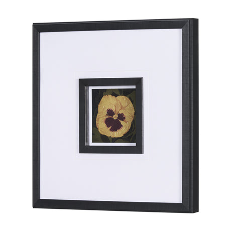 Flower Portrait I by Mercana Studio a Hand Embellished Textured Framed Art Print Matted under Glass from Mercana - Luna Furniture