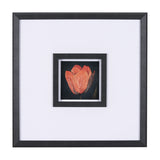 Flower Portrait II by Mercana Studio a Hand Embellished Textured Framed Art Print Matted under Glass from Mercana - Luna Furniture