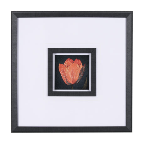 Flower Portrait II by Mercana Studio a Hand Embellished Textured Framed Art Print Matted under Glass from Mercana - Luna Furniture