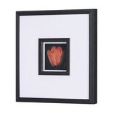 Flower Portrait II by Mercana Studio a Hand Embellished Textured Framed Art Print Matted under Glass from Mercana - Luna Furniture