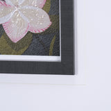 Flower Portrait III by Mercana Studio Hand Embellished Textured Framed Art Print Matted under Glass from Mercana - Luna Furniture