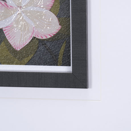 Flower Portrait III by Mercana Studio Hand Embellished Textured Framed Art Print Matted under Glass from Mercana - Luna Furniture
