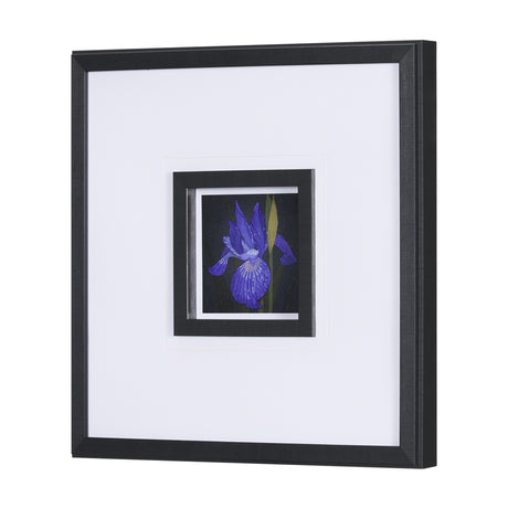 Flower Portrait IV by Mercana Studio a Hand Embellished Textured Framed Art Print Matted under Glass from Mercana - Luna Furniture