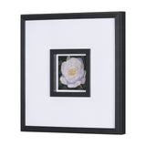 Flower Portrait V by Mercana Studio a Hand Embellished Textured Framed Art Print Matted under Glass from Mercana - Luna Furniture