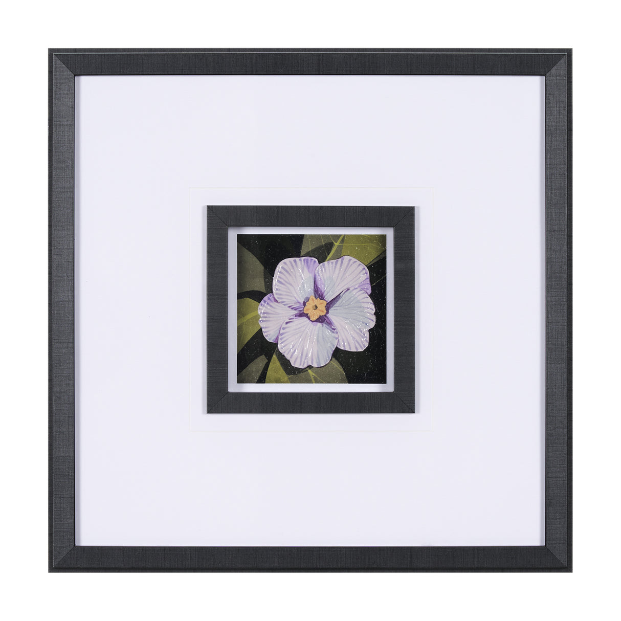 Flower Portrait VII by Mercana Studio Hand Embellished Textured Framed Art Print Matted under Glass from Mercana - Luna Furniture