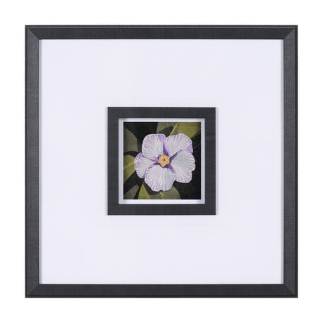 Flower Portrait VII by Mercana Studio Hand Embellished Textured Framed Art Print Matted under Glass from Mercana - Luna Furniture