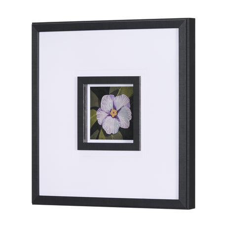 Flower Portrait VII by Mercana Studio Hand Embellished Textured Framed Art Print Matted under Glass from Mercana - Luna Furniture