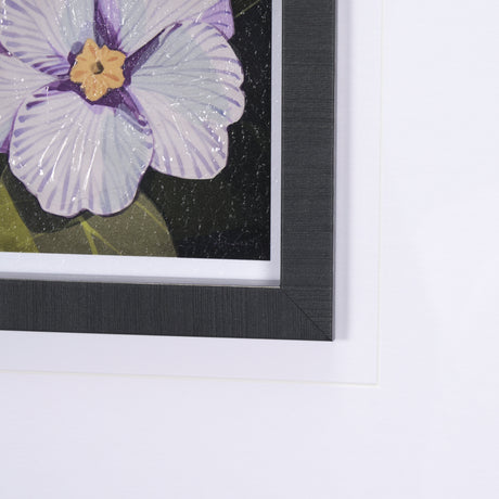 Flower Portrait VII by Mercana Studio Hand Embellished Textured Framed Art Print Matted under Glass from Mercana - Luna Furniture