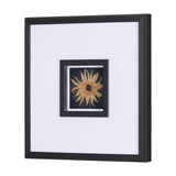 Flower Portrait IX by Mercana Studio a Hand Embellished Textured Framed Art Print Matted under Glass from Mercana - Luna Furniture