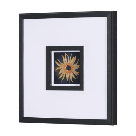 Flower Portrait IX by Mercana Studio a Hand Embellished Textured Framed Art Print Matted under Glass from Mercana - Luna Furniture