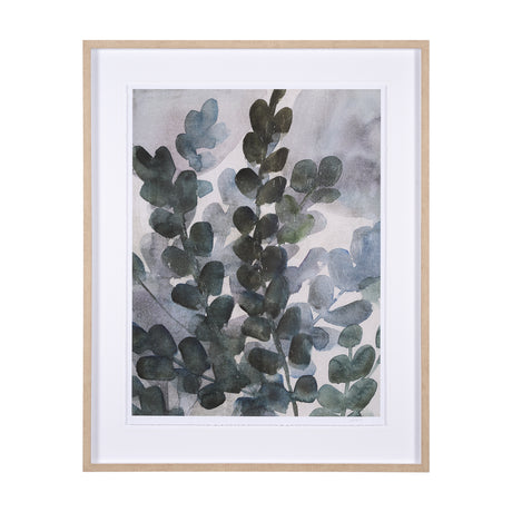 Summer Foliage I by Mercana Studio a Hand Embellished Textured Framed Art Print Matted under Glass from Mercana - Luna Furniture