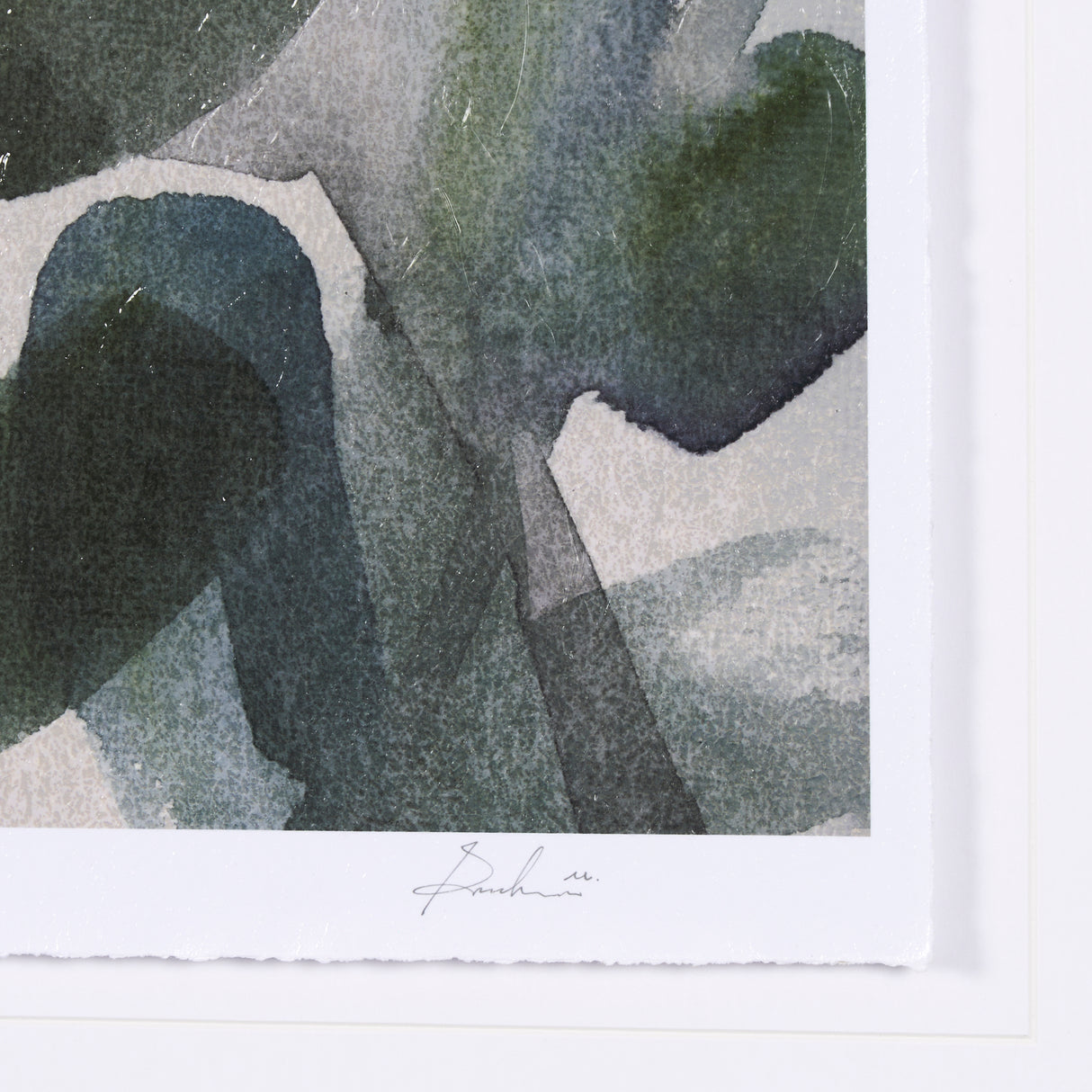 Summer Foliage I by Mercana Studio a Hand Embellished Textured Framed Art Print Matted under Glass from Mercana - Luna Furniture