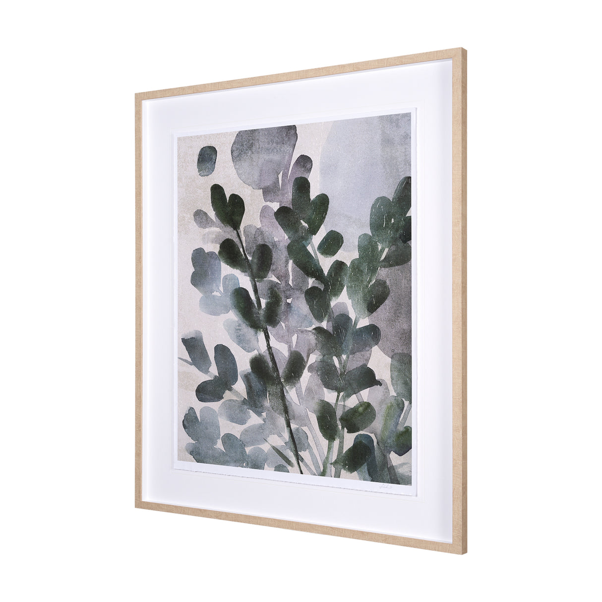 Summer Foliage II by Mercana Studio a Hand Embellished Textured Framed Art Print Matted under Glass from Mercana - Luna Furniture