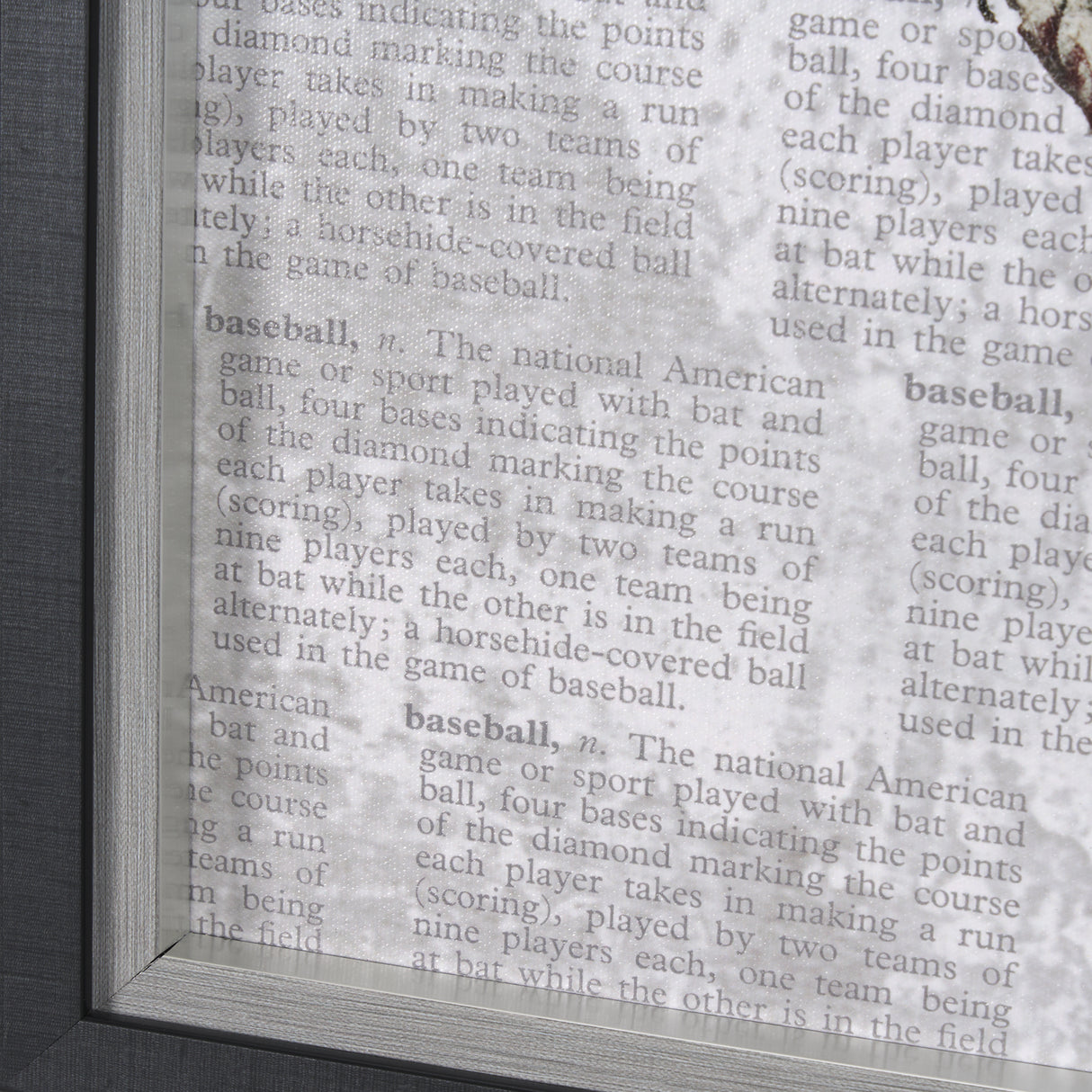 Definition of Sport I by Mercana Studio a Hand Embellished Textured Framed Art Print from Mercana - Luna Furniture