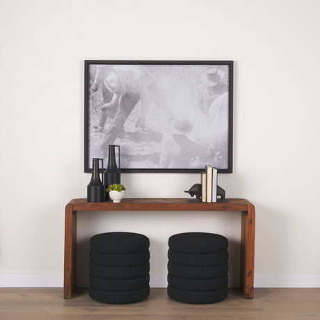Aubrey Medium 18.0H Black Iron Flower Jug Vase from Mercana - Luna Furniture