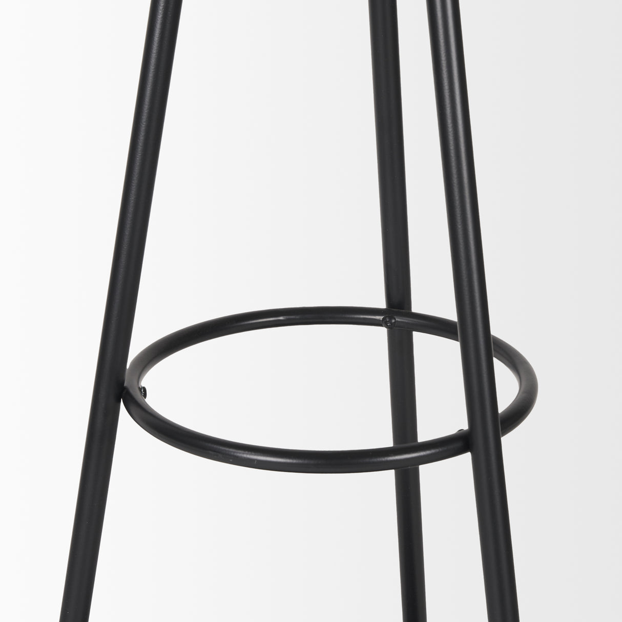 Everett Matte Black Metal w/ Two Metal Shelves Coat Rack from Mercana - Luna Furniture