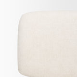 Nora Cream Fabric w/ Matte Black Metal Legs Accent Chair from Mercana - Luna Furniture