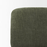 Nora Forest Green Fabric w/ Matte Black Metal Legs Accent Chair from Mercana - Luna Furniture