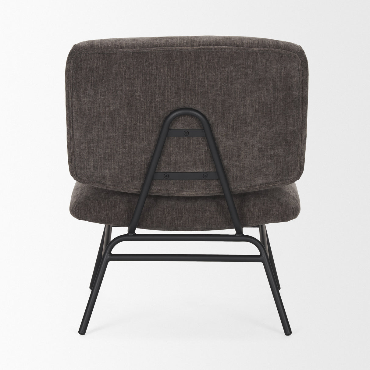 Nora Charcoal Fabric w/ Matte Black Metal Legs Accent Chair from Mercana - Luna Furniture