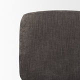 Nora Charcoal Fabric w/ Matte Black Metal Legs Accent Chair from Mercana - Luna Furniture