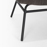 Nora Charcoal Fabric w/ Matte Black Metal Legs Accent Chair from Mercana - Luna Furniture
