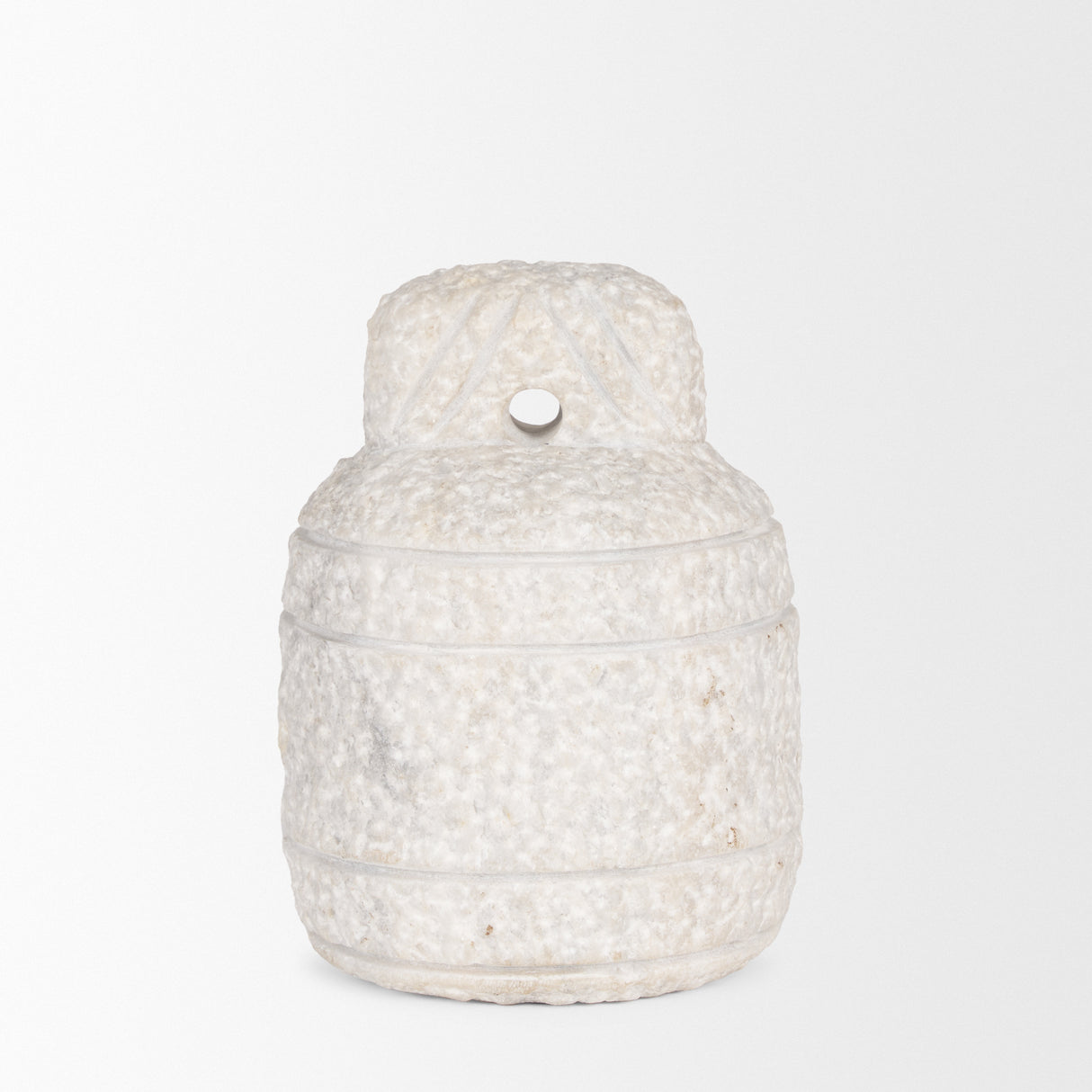 Irina Small White Marble Door Stopper from Mercana - Luna Furniture