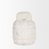 Irina Small White Marble Door Stopper from Mercana - Luna Furniture