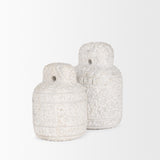 Irina Small White Marble Door Stopper from Mercana - Luna Furniture