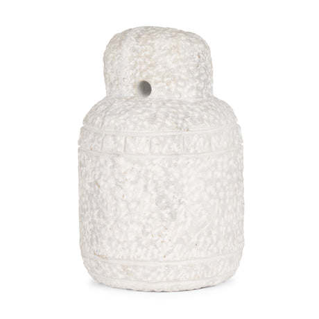 Irina Large White Marble Door Stopper from Mercana - Luna Furniture