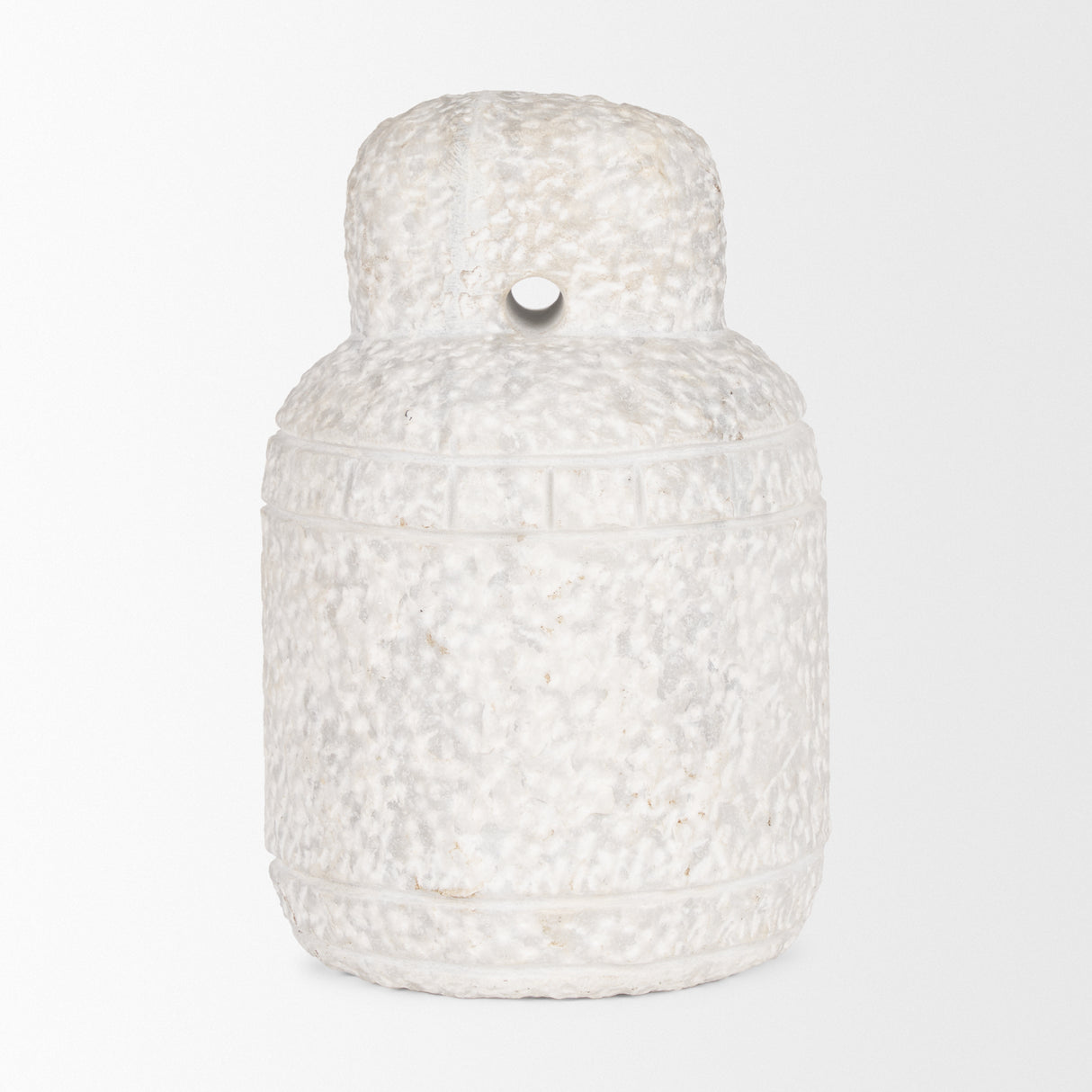 Irina Large White Marble Door Stopper from Mercana - Luna Furniture