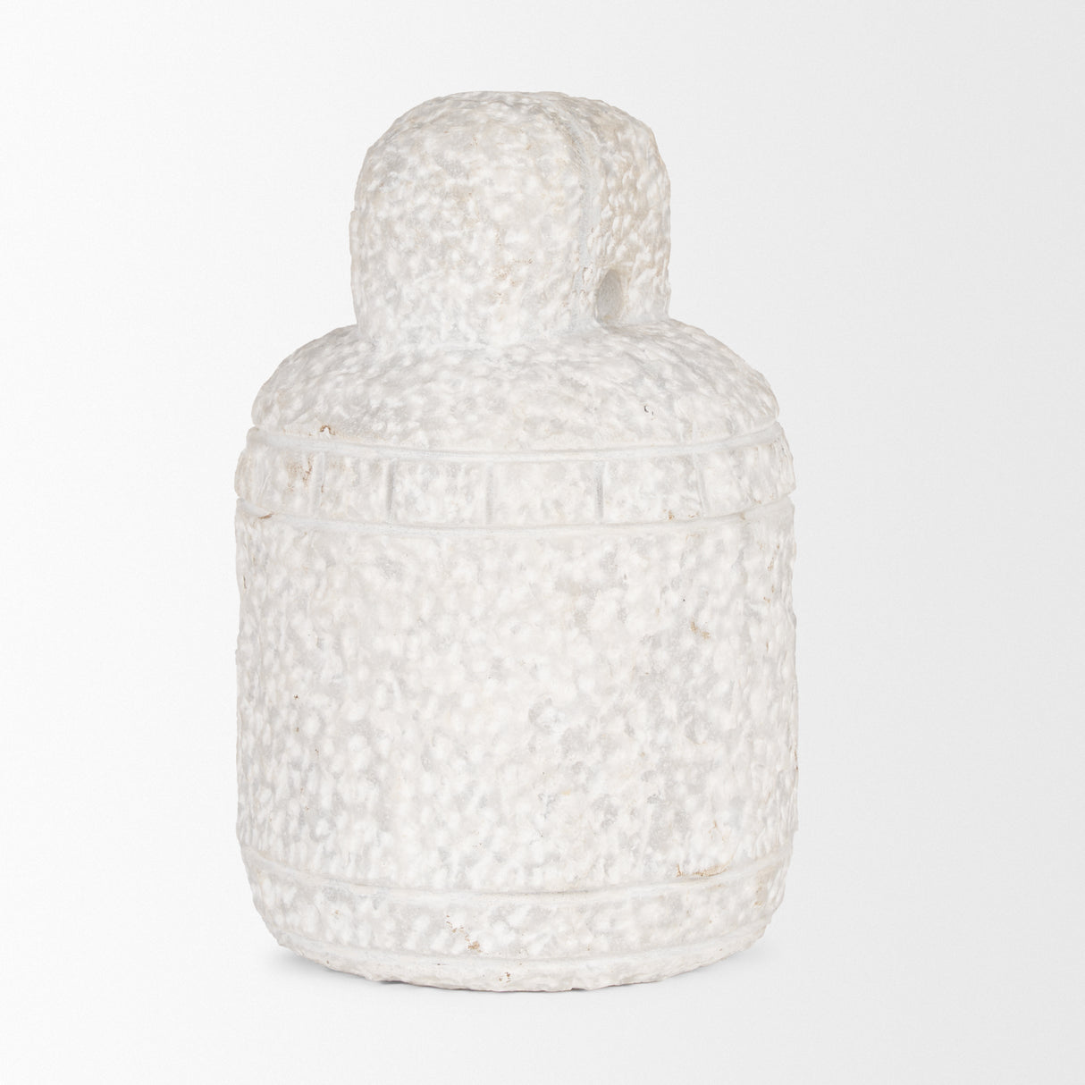Irina Large White Marble Door Stopper from Mercana - Luna Furniture