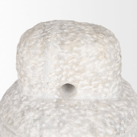 Irina Large White Marble Door Stopper from Mercana - Luna Furniture