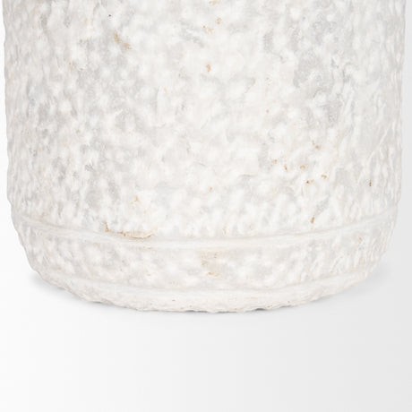 Irina Large White Marble Door Stopper from Mercana - Luna Furniture