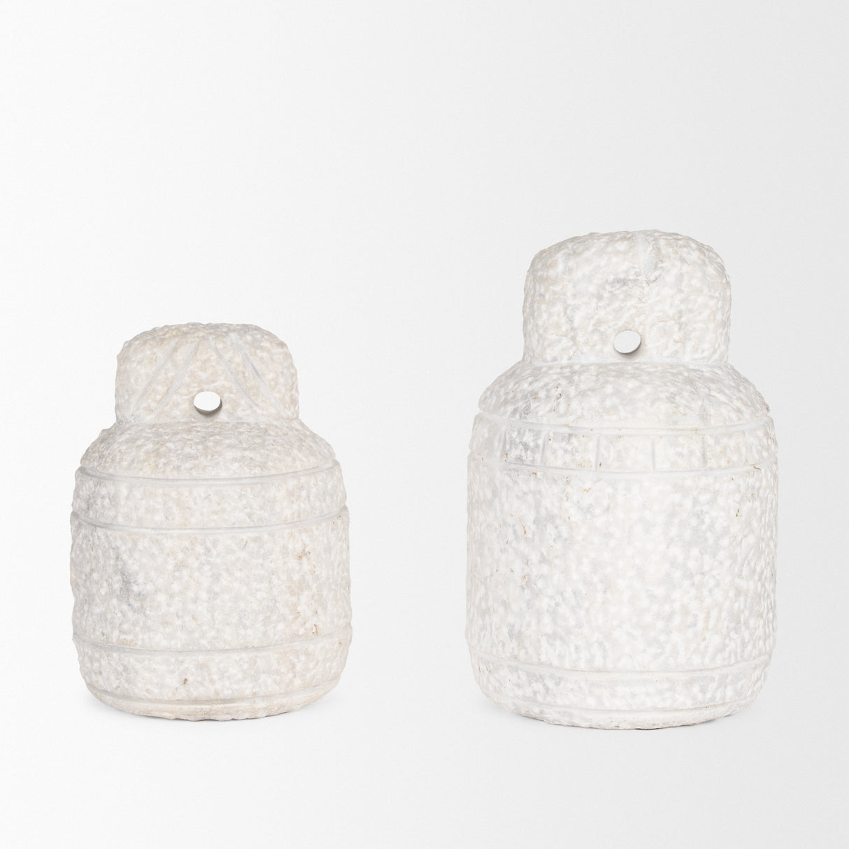 Irina Large White Marble Door Stopper from Mercana - Luna Furniture