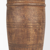 Porta Large Medium Brown Reclaimed Wooden Pot from Mercana - Luna Furniture