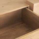 Beth Light Brown Wood Media Console from Mercana - Luna Furniture