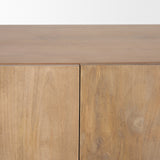 Beth Light Brown Wood w/ 3 Doors Sideboard from Mercana - Luna Furniture