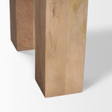 Beth Light Brown Wood w/ 3 Doors Sideboard from Mercana - Luna Furniture