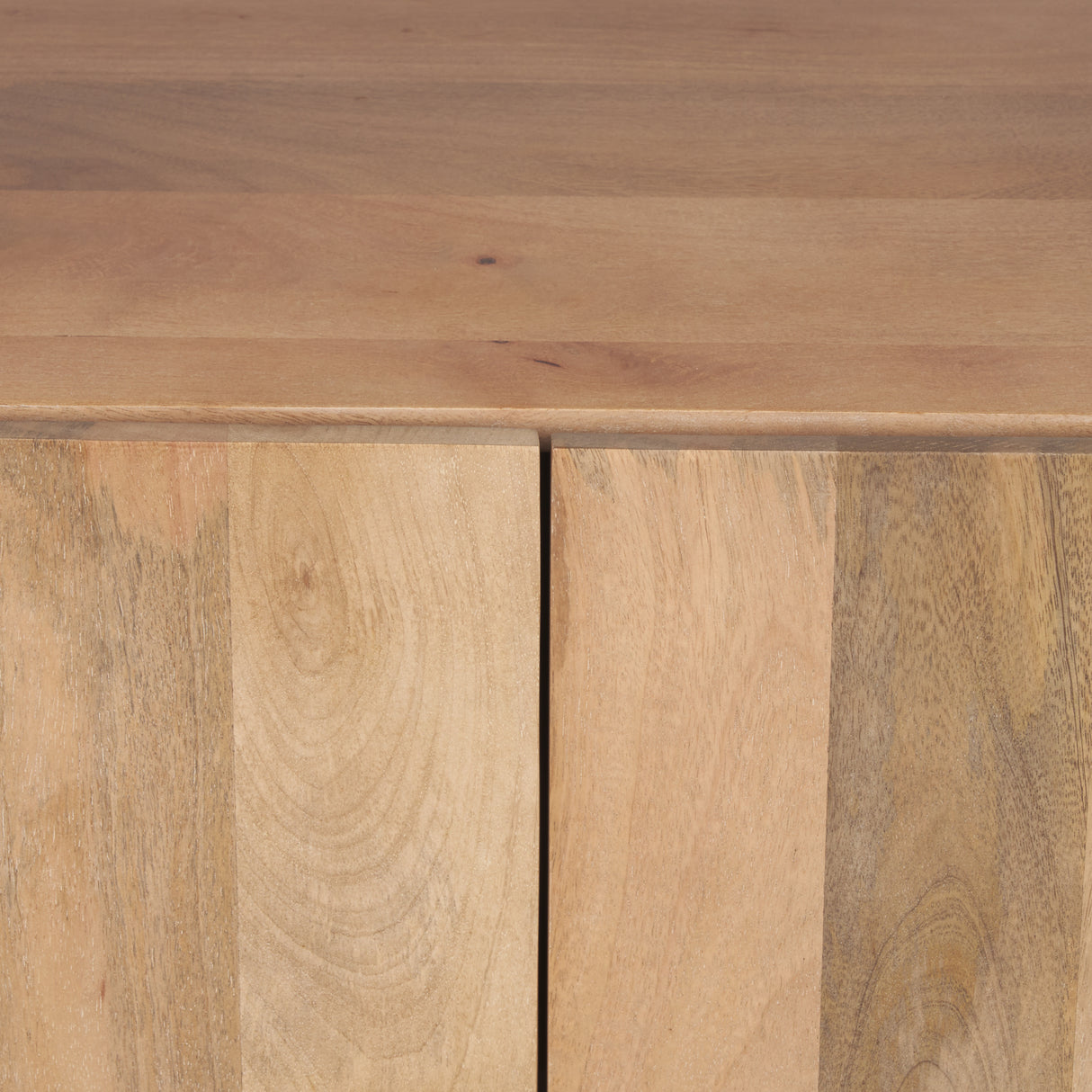 Beth Light Brown Wood w/ Open and Closed Storage Shelving Unit from Mercana - Luna Furniture