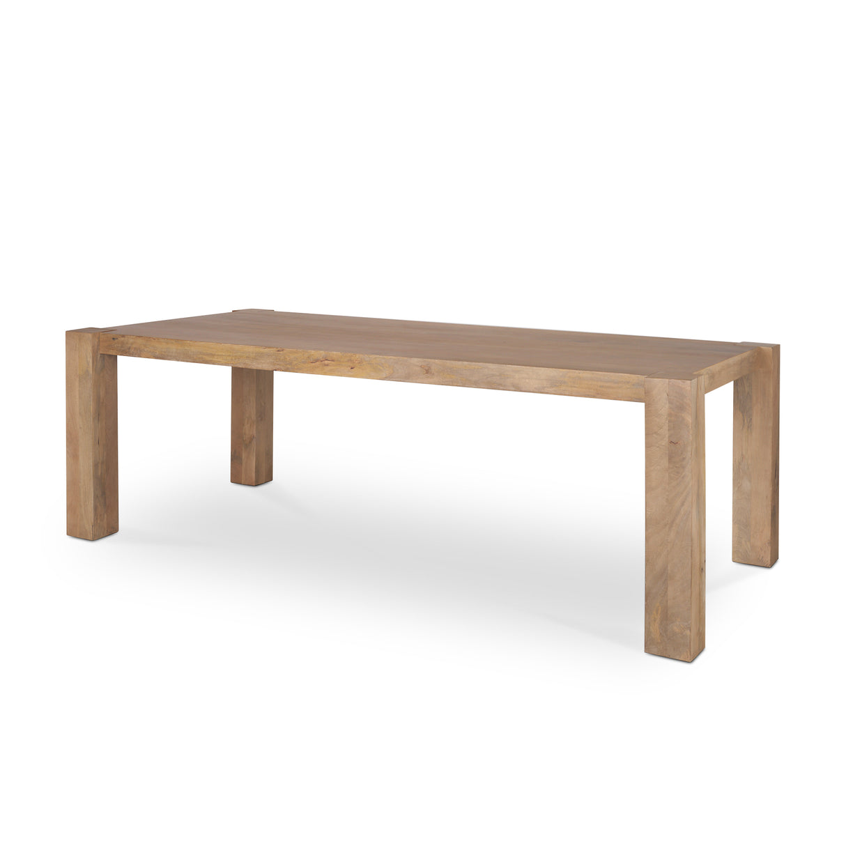 Beth Light Brown Wood Rectangular Dining Table from Mercana - Luna Furniture