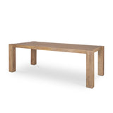 Beth Light Brown Wood Rectangular Dining Table from Mercana - Luna Furniture