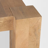 Beth Light Brown Wood Rectangular Dining Table from Mercana - Luna Furniture
