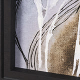 Blowing Grass II by Mercana Studio a Hand Embellished Textured Framed Art Print from Mercana - Luna Furniture